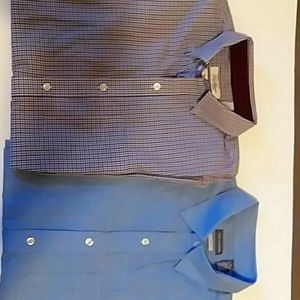 Van Heusen 2 dress shirts medium classic fit